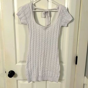 NWT beginning boutique cable mini dress
